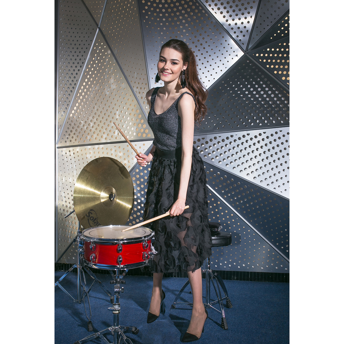 Юбка павлиний глаз, р.42-44, цв.чёрный