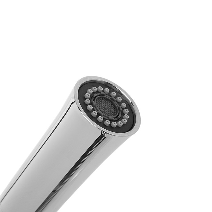 Cмеситель для кухни Accoona A4890S-1, однорычажный, латунь, фиолетовый/хром