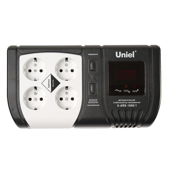 Стабилизатор Uniel серии Standard - Expert, 1000 ВА, U-ARS-1000/1