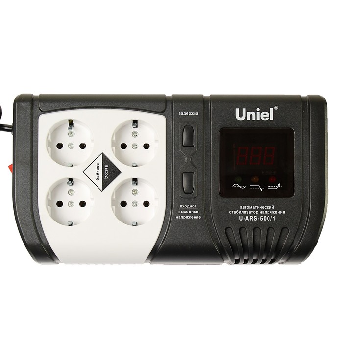 Стабилизатор Uniel серии Standard - Expert, 500 ВА, U-ARS-500/1