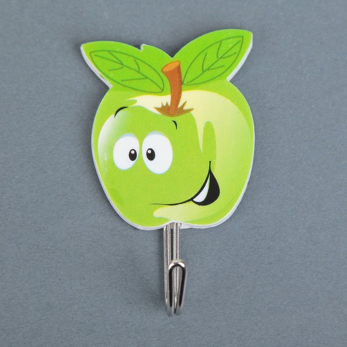 Набор крючков на липучке 3 шт "Весёлые фрукты"