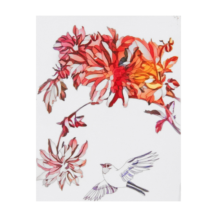 Набор для творчества "Филигранный рисунок - птица с цветами"