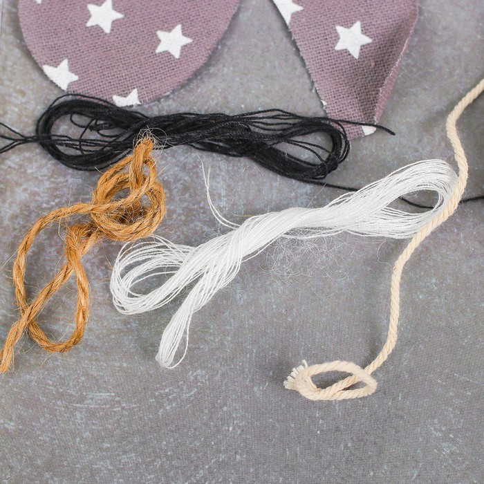 Набор для создания подвесной елочной игрушки из ткани "Олень с бубенчиками", цвет серый