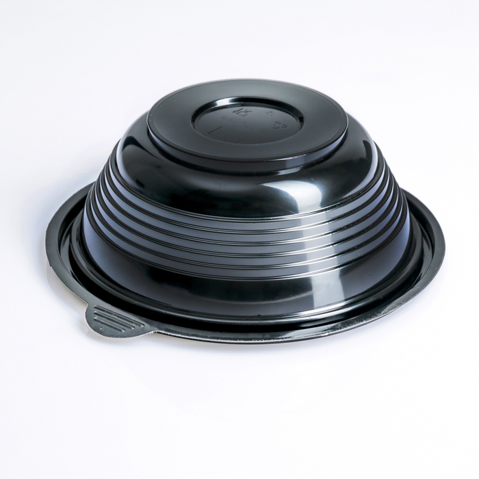 Контейнер ПР-МС-350, круглый, чёрный, 350 мл