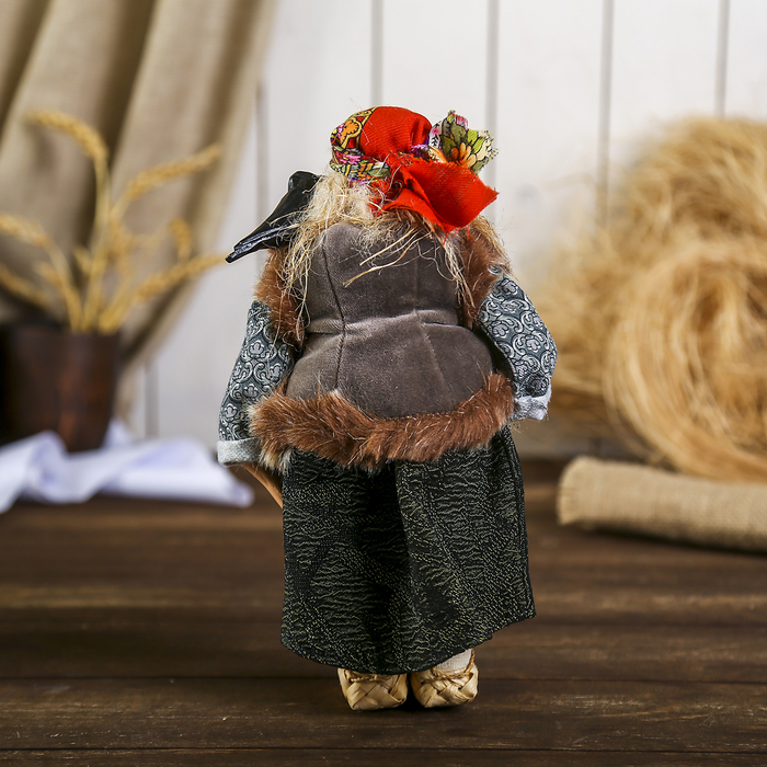 Сувенирная кукла "Баба Яга" 27 см МИКС