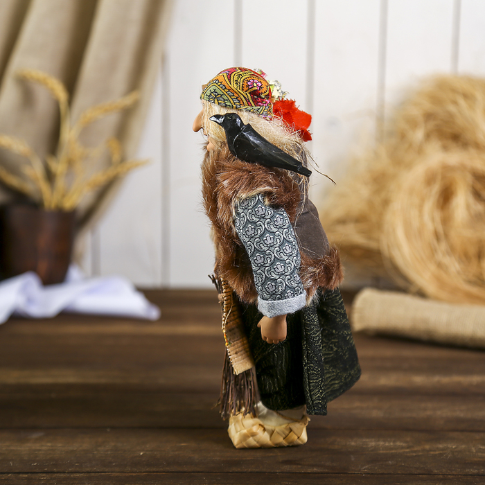 Сувенирная кукла "Баба Яга" 27 см МИКС