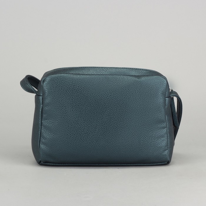 Сумка женская, отдел на молнии, наружный карман, цвет зелёный