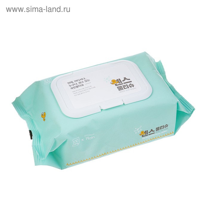 

Влажные салфетки Sense, для лица и тела, 100 шт. 3735236