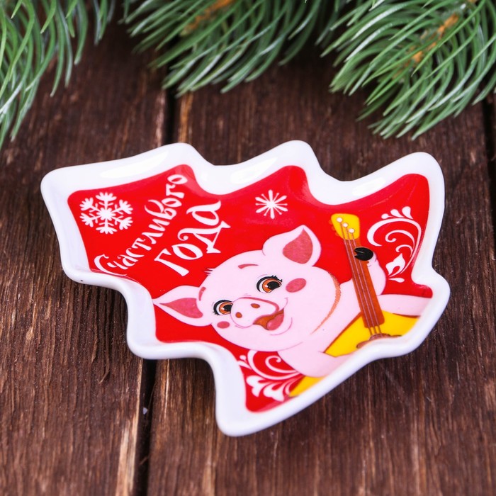 Набор кружка 350 мл, подставка под чайный пакетик "Семейного счастья",