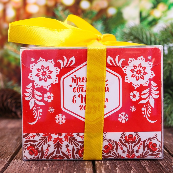 Набор кружка 350 мл, подставка "Удачного года",