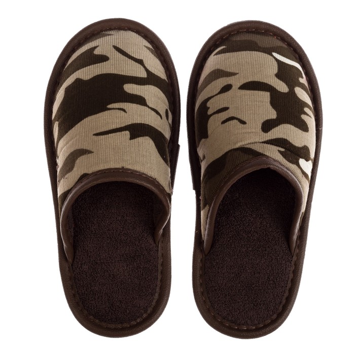 Туфли комнатные детские арт. BTK70801-99-72 (зеленый/коричневый) (р. 32)