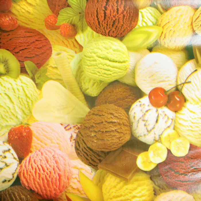 Клеенка столовая на нетканой основе (рулон 20 метров), ширина 124 см, толщина 0,07 мм 1585562