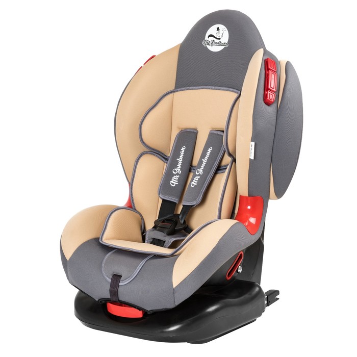 Автокресло  Future Isofix, группа 1-2 (9-25)  кг, цвет серый/бежевый