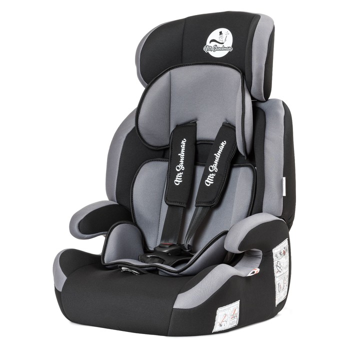 Автокресло  Good Luck, группа 1-2-3 (9-36) кг, цвет чёрный/серый