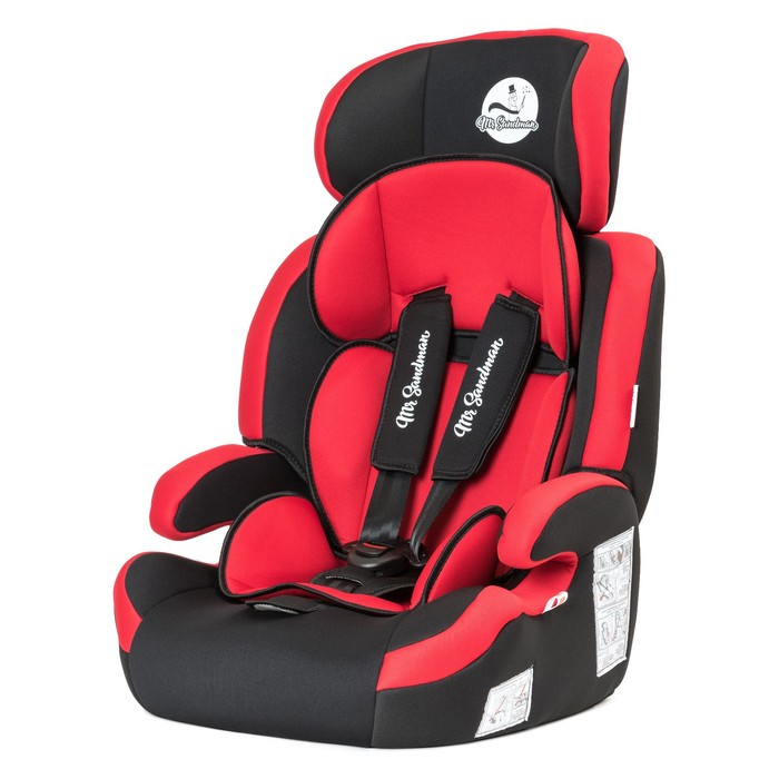 Автокресло  Good Luck, группа 1-2-3 (9-36) кг, цвет чёрный/красный
