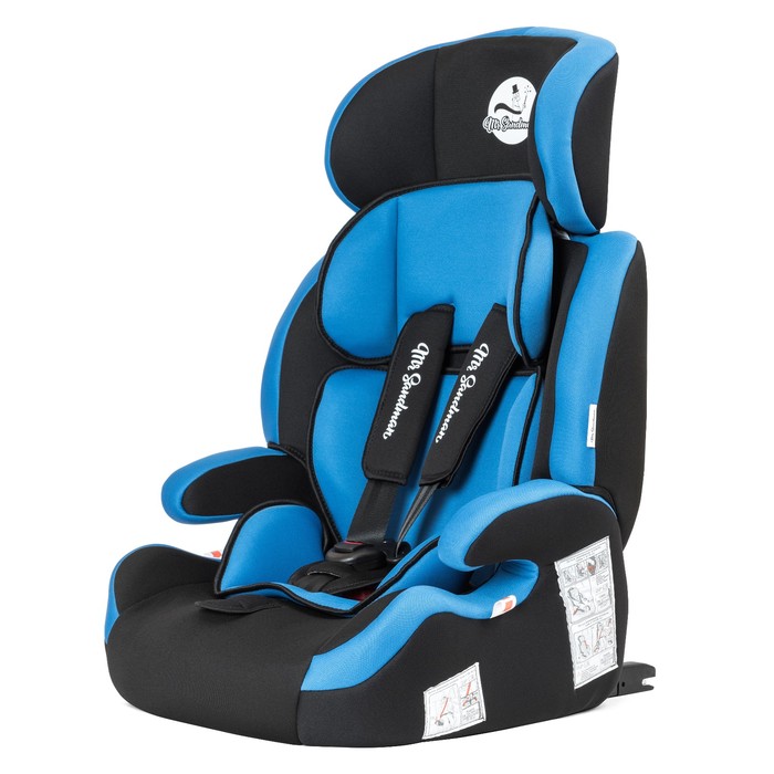 Автокресло  Good Luck Isofix, группа 1-2-3 (9-36) кг, цвет чёрный/синий