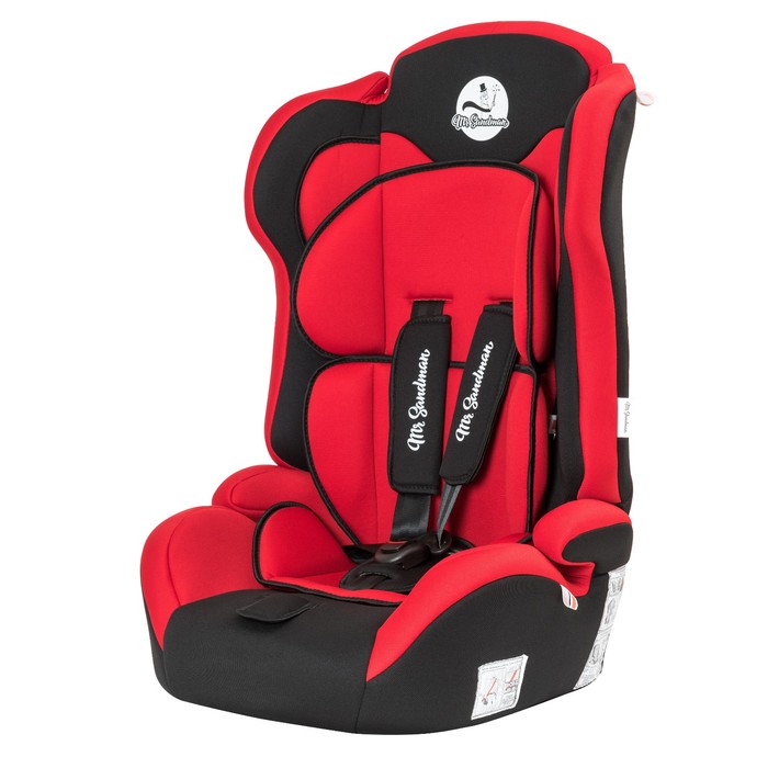 Автокресло  Safe Road, группа 1-2-3 (9-36) кг, цвет чёрный/красный
