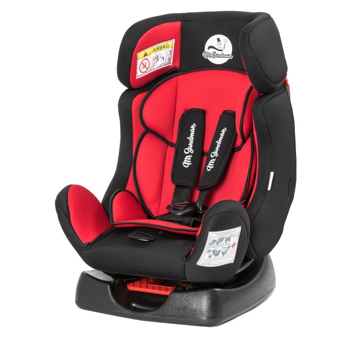 Автокресло  Venice, группа 0-1-2 (0-25) кг, цвет чёрный/красный