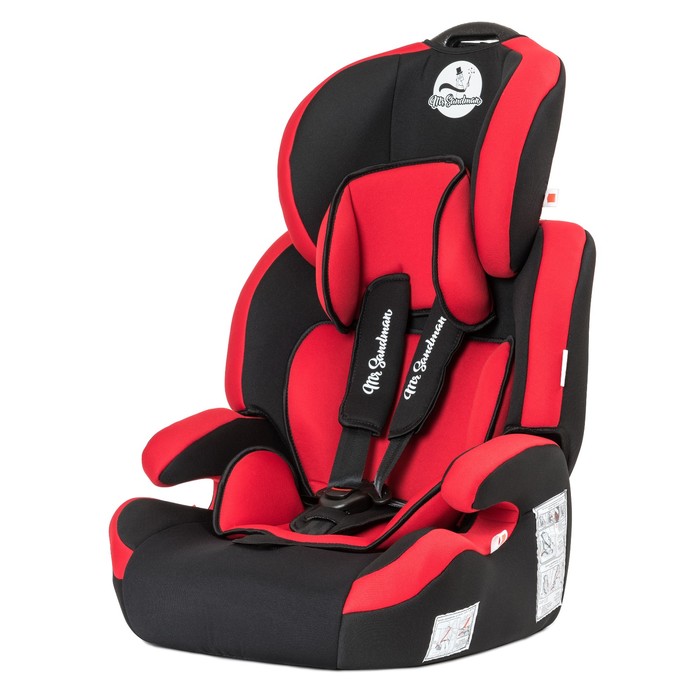 Автокресло Voyager, группа 1-2-3 (9-36) кг, цвет чёрный/красный