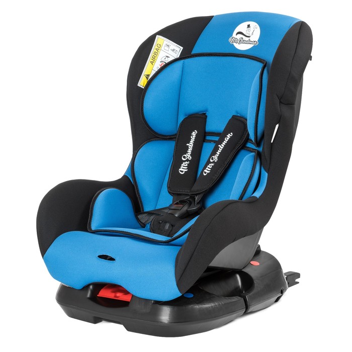 Автокресло Young Isofix, группа 0-1 (0-18) кг, цвет чёрный/синий
