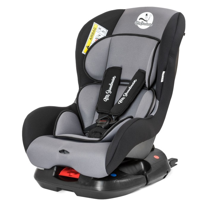 Автокресло Young Isofix, группа 0-1 (0-18) кг, цвет чёрный/серый