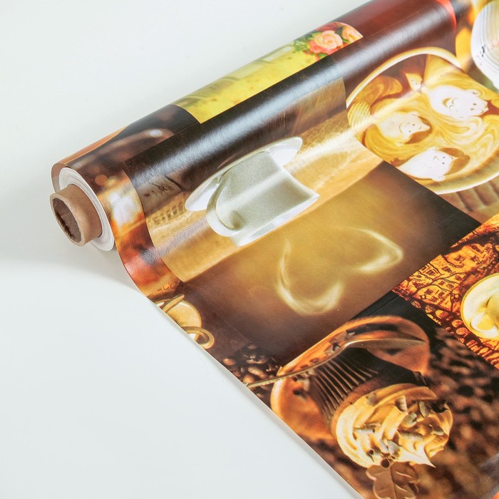 Клеенка столовая на нетканой основе (рулон 20 метров), ширина 137 см, толщина 0,07 мм