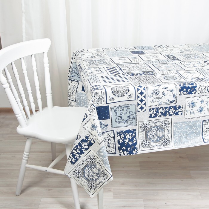 Клеенка столовая на нетканой основе (рулон 20 метров), ширина 137 см, толщина 0,07 мм