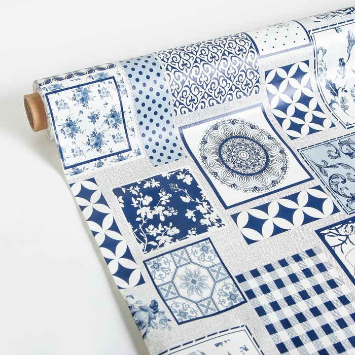 Клеенка столовая на нетканой основе (рулон 20 метров), ширина 137 см, толщина 0,07 мм