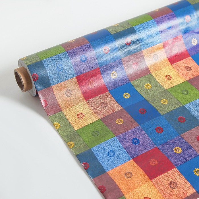 Клеенка столовая на нетканой основе (рулон 20 метров), ширина 137 см, толщина 0,07 мм