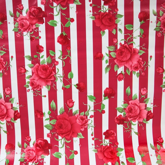 Клеенка столовая на нетканой основе (рулон 20 метров), ширина 137 см, толщина 0,07 мм