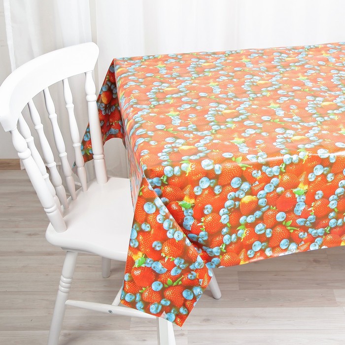 Клеенка столовая на нетканой основе (рулон 20 метров), ширина 137 см, толщина 0,07 мм