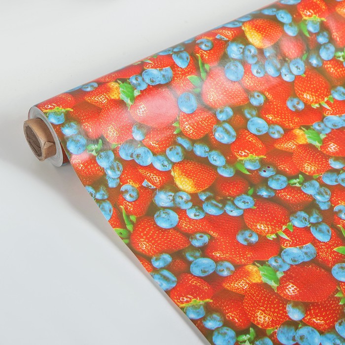 Клеенка столовая на нетканой основе (рулон 20 метров), ширина 137 см, толщина 0,07 мм