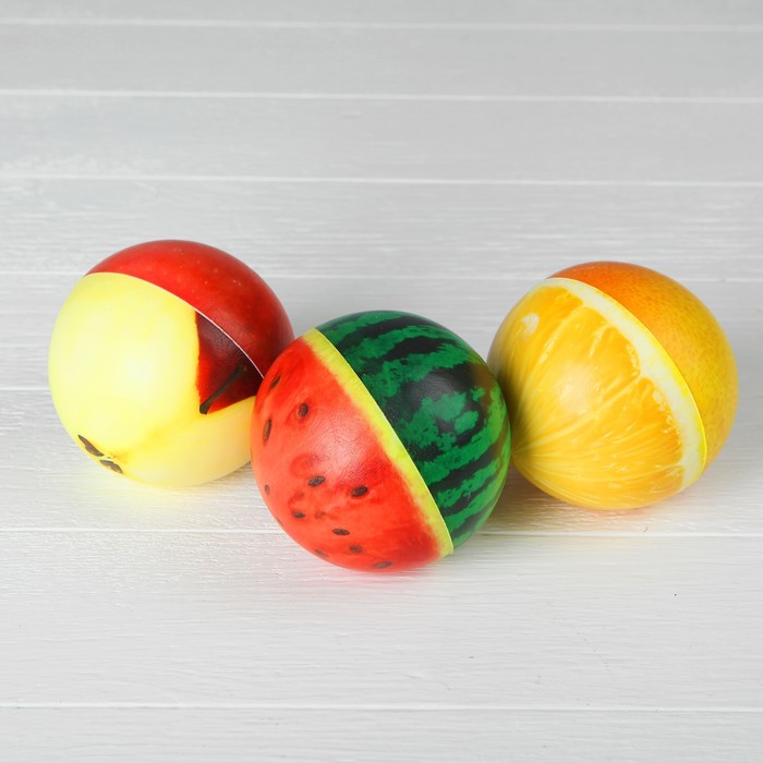 Мялка сквиши "Фрукты", виды МИКС