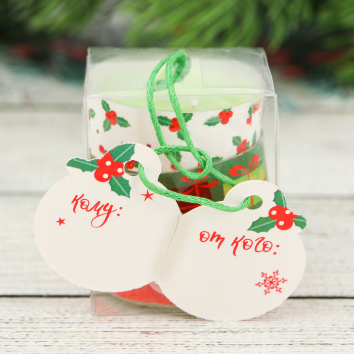 Набор чайных арома-свечей "Чудесного Нового Года!", 3 шт.