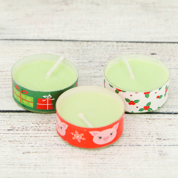 Набор чайных арома-свечей "Чудесного Нового Года!", 3 шт.