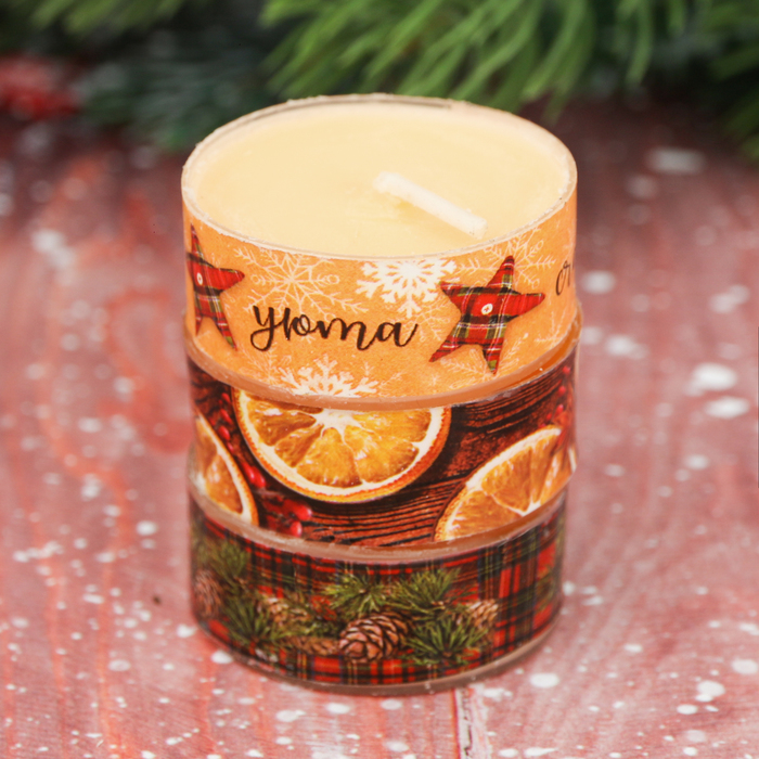 Набор чайных арома-свечей "Тепла и уюта", 3 шт.