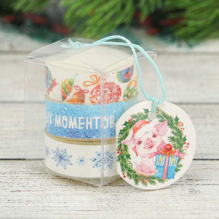 Набор чайных арома-свечей "Волшебного года!", 3 шт.