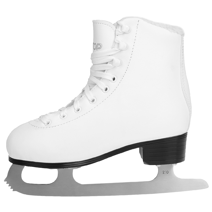 Коньки фигурные 215В с мехом, размер 38