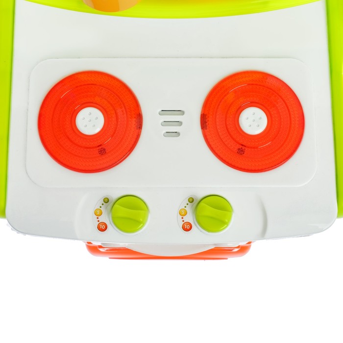 Игровой модуль «Кухня Апельсин» с тележкой