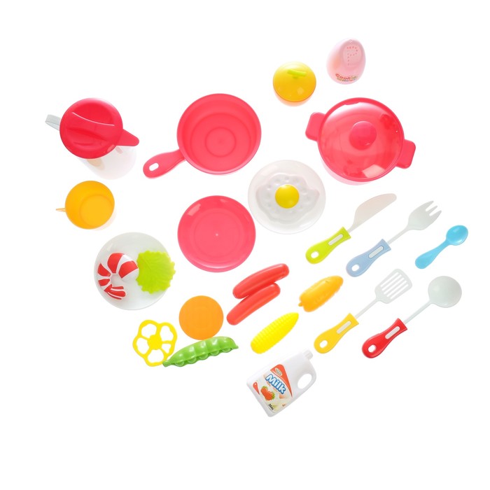 Игровой модуль «Кухня Апельсин» с тележкой