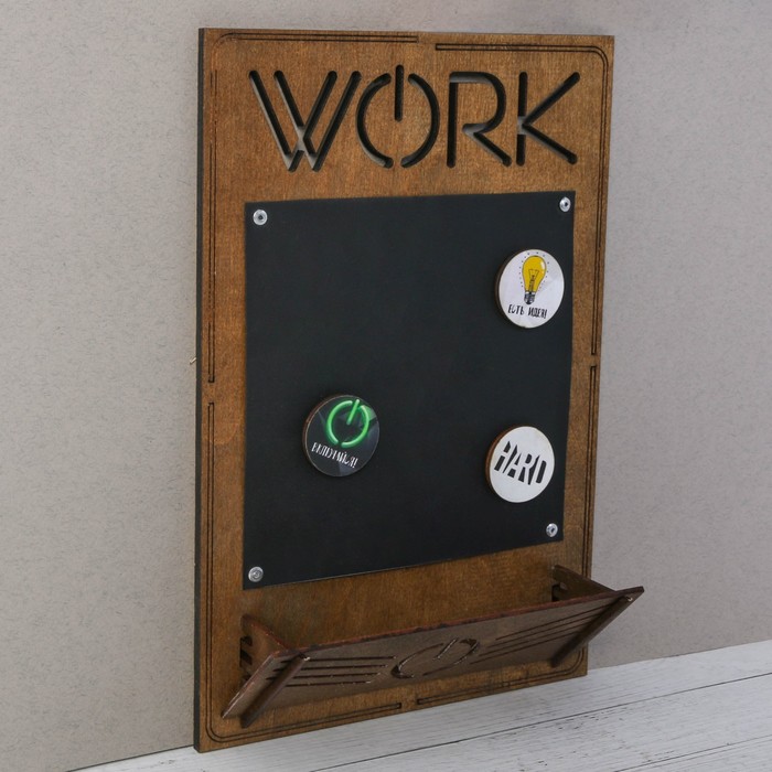 Органайзер настенный с магнитом "Work"