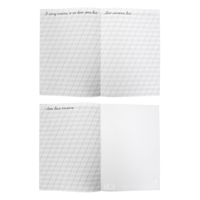 Прописи для взрослых "Я причиню тебе боль и страдания"