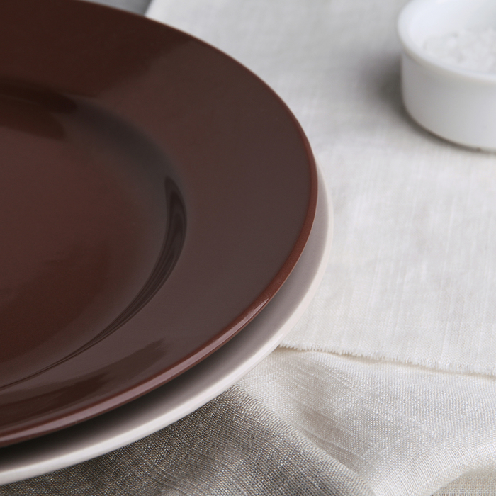 Тарелка мелкая 24 см МИКС