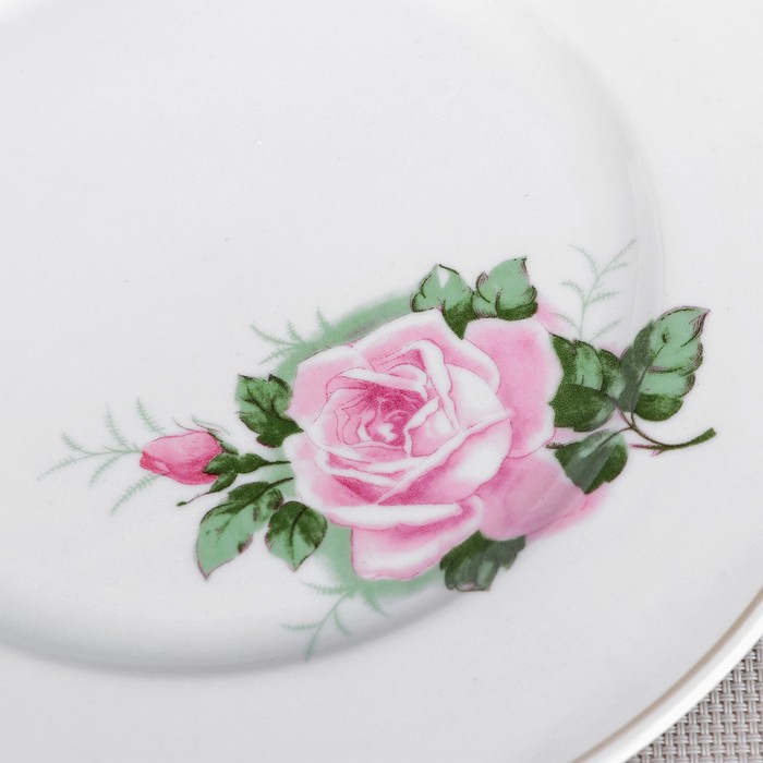 Тарелка мелкая 24 см Роза