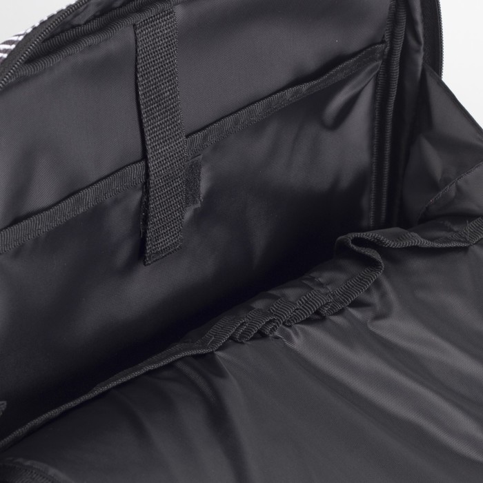 Сумка деловая «Газета», 1 отдел на молнии, цвет чёрный