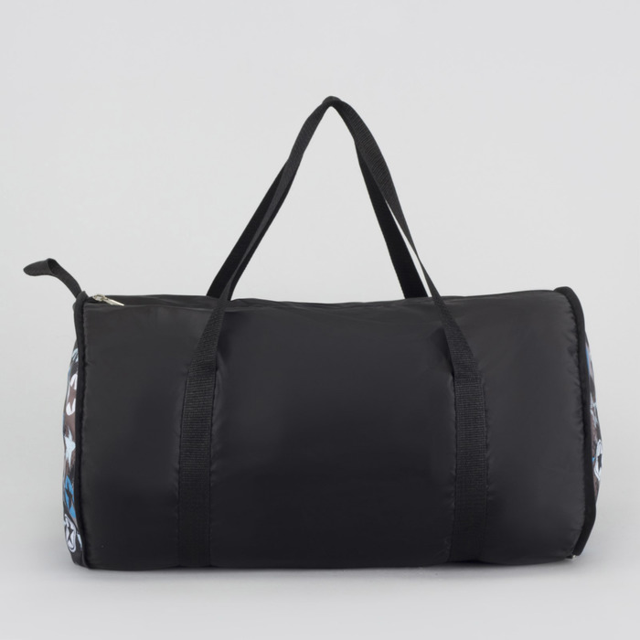 Сумка спортивная складная «Звёзды», отдел на молнии, цвет чёрный