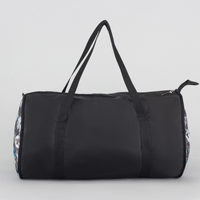 Сумка спортивная складная «Звёзды», отдел на молнии, цвет чёрный