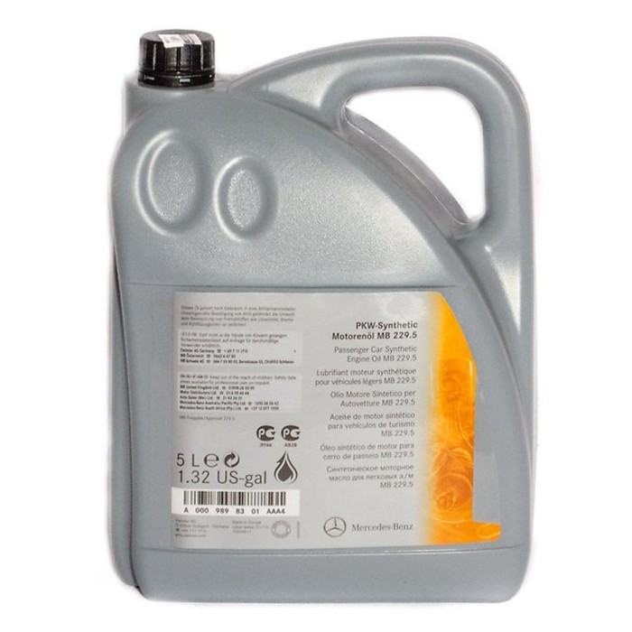 Масло моторное MB, Motorenol 10W-40, 228.5, 0009899601AAA4, 5 л