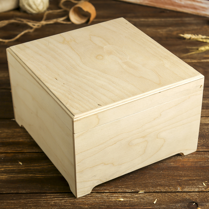 Шкатулка для декора "Купец" из фанеры 24х23х15 см