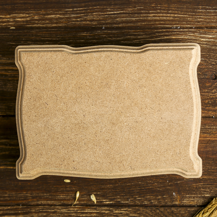 Шкатулка фигурная для декора "Опал" из МДФ 19х14х7,6 см